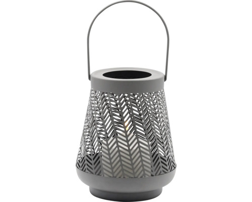 Dekorative Laterne mit Lochmuster und Tragegriff