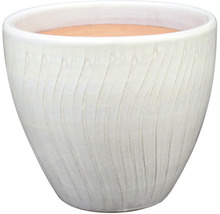 Blumentopf mit gerillter Oberfläche