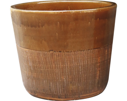 Keramik Blumentopf mit strukturierter Oberfläche