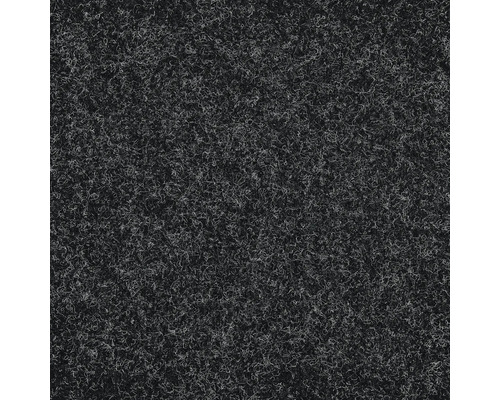 Teppichboden Nadelfilz Invita anthrazit FB2236 200 cm breit (Meterware) Nahaufnahme eines schwarzen Teppichbodens