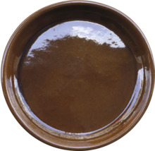 Braune Keramik-Auflaufform