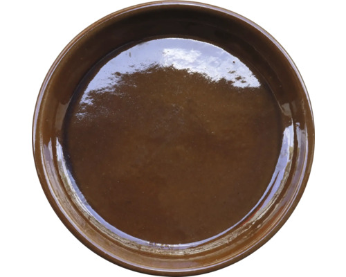 Braune Keramik-Auflaufform