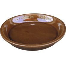 Braune Keramikschale für den Innenbereich