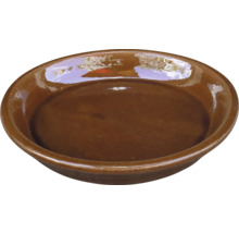 Braune Keramik Auflaufform