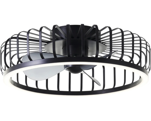 Deckenventilator mit Beleuchtung und Metallkäfig