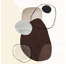 Leinwandbild Mid Century Forms II 27x27 cm