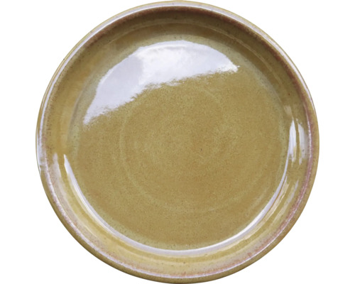 Untersetzer FloraSelf Ton Ø 35 cm H 5 cm latte Keramikteller