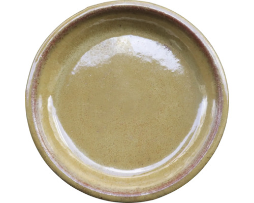 Untersetzer FloraSelf Ton Ø 22 cm H 3,7 cm latte Keramikteller