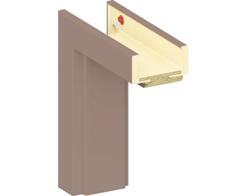 Schnittansicht einer Türzarge