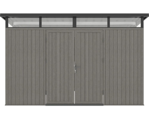 Gartenschrank mit Doppeltür und Oberlicht