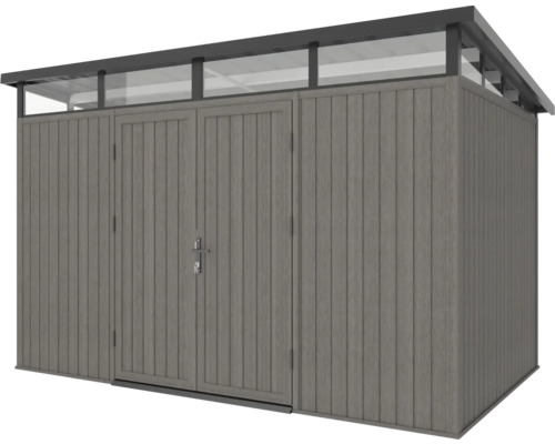 Gartenschrank mit Doppeltür und Oberlicht