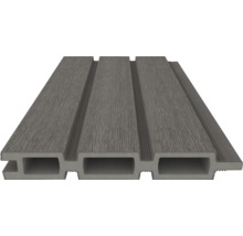Terrassendiele aus Holzverbundwerkstoff mit Nut- und Feder-System