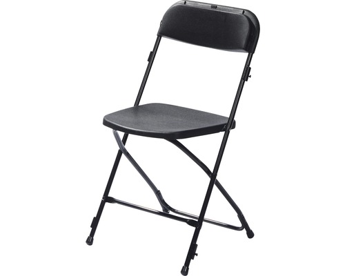 Klappstuhl VEBA Budget Stahl schwarz Schwarzer Klappstuhl