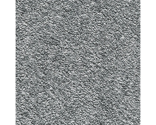 Teppichboden Shaggy Romantica dunkelgrau FB97 400 cm breit (Meterware) Nahaufnahme eines Teppichs