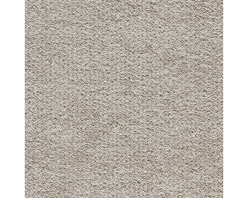 Teppichboden Velours Saimaa hellbeige FB38 400 cm breit (Meterware) Nahaufnahme einer Putzoberfläche