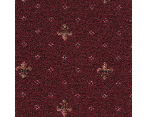 Teppichboden Velours Locanda rot FB10 400 cm breit (Meterware) Teppichboden mit Muster