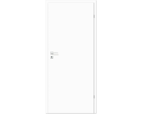 Weiße Innentür mit Beschlägen