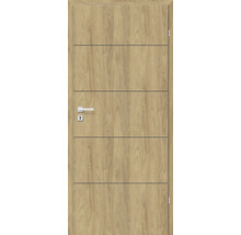 Holztür mit Türgriff