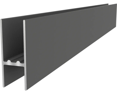 Startprofil/Endprofil Konsta Verto anthrazit Aluminium H-Profil