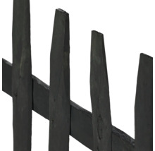 Detailansicht eines Zauns aus Holzlatten