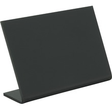 Tischkreidetafel L-Format schwarz DIN A8 7x7,5 cm 5 Stk.-thumb-0