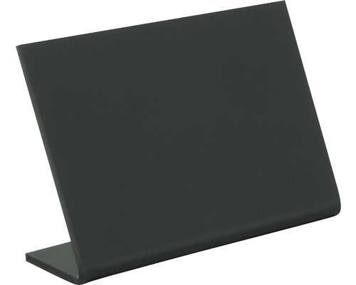 Tischkreidetafel L-Format schwarz DIN A8 7x7,5 cm 5 Stk.