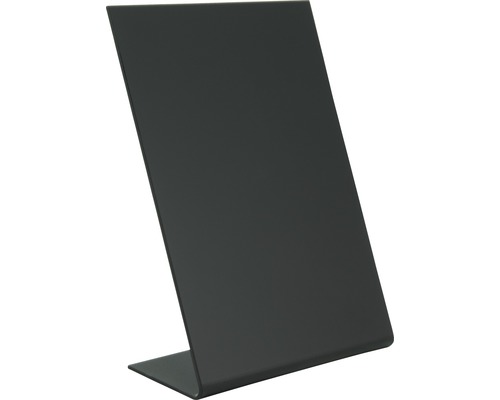 Tischkreidetafel L-Format schwarz DIN A6 15,5x10,5 cm 3 Stk.