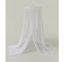 Weißes Betthimmel aus Stoff