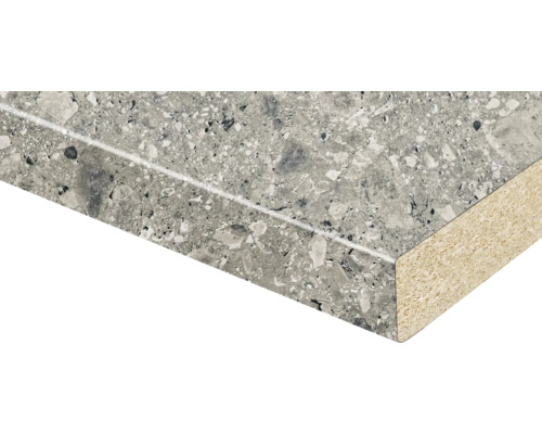 Arbeitsplatte mit Steindekor