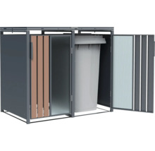 Mülltonnenbox mit einer Abfalltonne