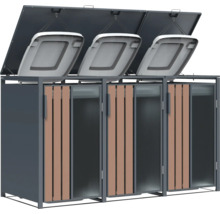 Mülltonnenbox für drei Mülltonnen