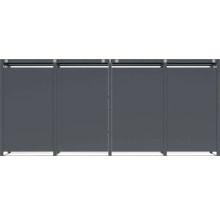 Graue Sichtschutzelemente für den Außenbereich