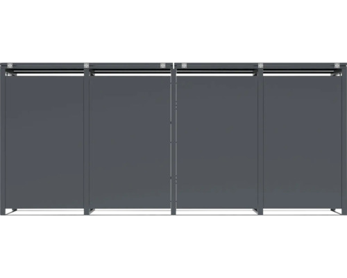 Graue Sichtschutzelemente für den Außenbereich