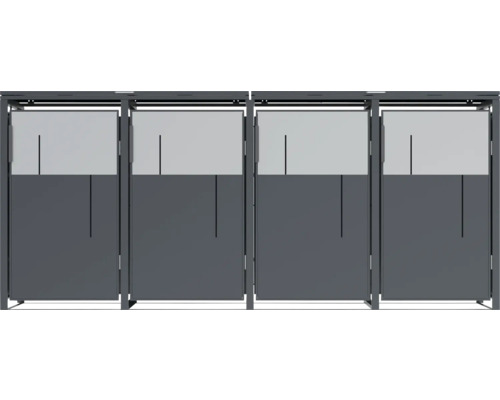 Mehrteiliger Sichtschutz für den Außenbereich