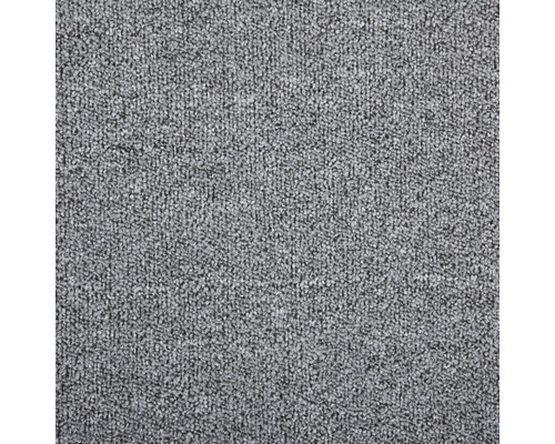 Teppichboden Schlinge Matrix hellgrau 400 cm breit (Meterware) Detailansicht eines grauen Teppichbodens