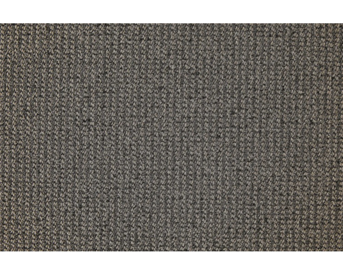 Handmuster Teppichboden Tulsa braun 10323569 10323559 Nahaufnahme eines grauen Teppichbodens.