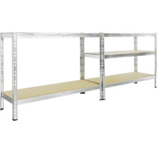 Metallregal mit mehreren Ebenen zur Lagerung