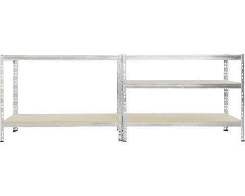 Metallregal mit mehreren Ablageflächen für Lagerung