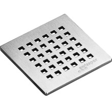 Edelstahl Duschablauf mit quadratischen Öffnungen