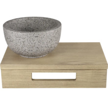 Dekoschale auf Holzsockel