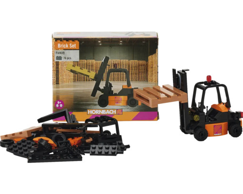 Hornbach Gabelstapler-Bausatz mit 76 Teilen