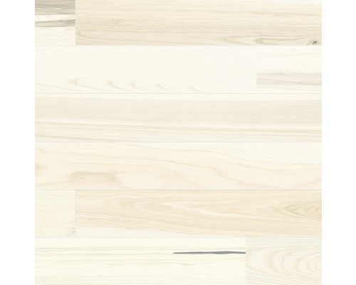 Parkett Echtholzboden Esche Landhausdiele Gebürstet 2200x180x14 mm Heller Holzboden mit Maserung.