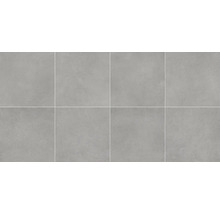 Rechteckige Fliesen aus Feinsteinzeug aneinandergereiht