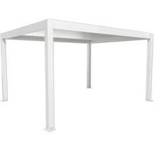 Weiße Garten-Pergola