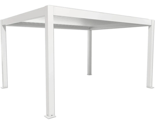 Weiße Garten-Pergola