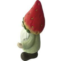 Gartenzwerg mit Erdbeerhut