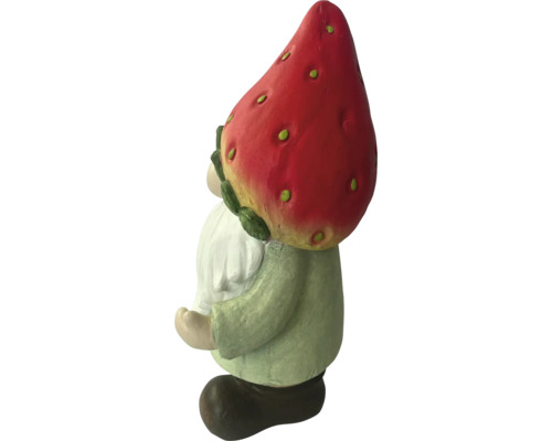 Gartenzwerg mit Erdbeerhut
