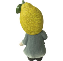 Dekofigur Gartenzwerg mit Zitronenkopf