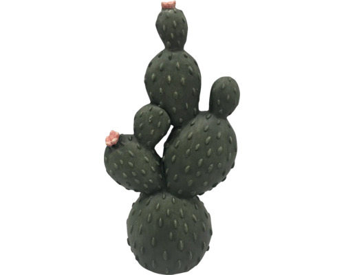 Dekoobjekt Lafiora Kaktus Keramik 24 x 14 x 47 cm grün Dekorative Kaktusfigur für den Innenbereich