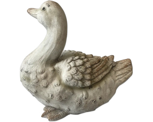 Dekorative Gartenfigur Ente aus Stein